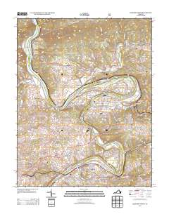 Radford North 2013 topographic map thumbnail