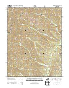 Reddish Knob 2013 topographic map thumbnail