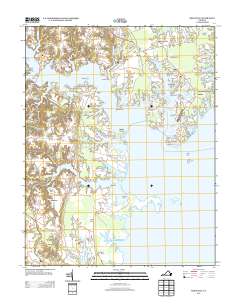 Reedville 2013 topographic map thumbnail
