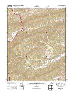 Rocky Gap 2013 topographic map thumbnail