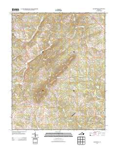 Rustburg 2013 topographic map thumbnail