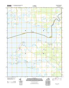 Saxis 2013 topographic map thumbnail