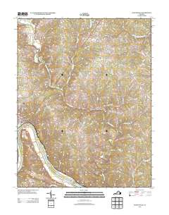 Scottsville 2013 topographic map thumbnail