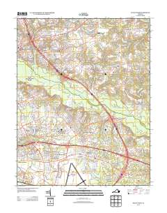 Seven Pines 2013 topographic map thumbnail
