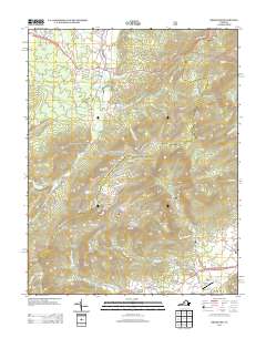 Sherando 2013 topographic map thumbnail