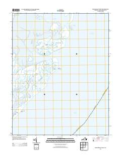 Ship Shoal Inlet 2013 topographic map thumbnail
