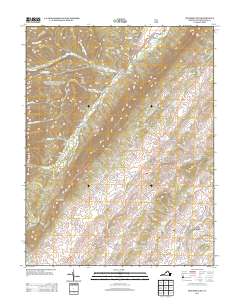 Singers Glen 2013 topographic map thumbnail