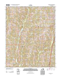 South Hill 2013 topographic map thumbnail