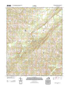 Spring Garden 2013 topographic map thumbnail
