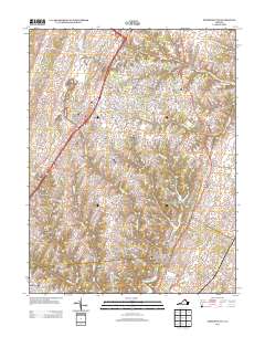 Stephens City 2013 topographic map thumbnail