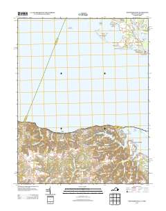 Stratford Hall 2013 topographic map thumbnail