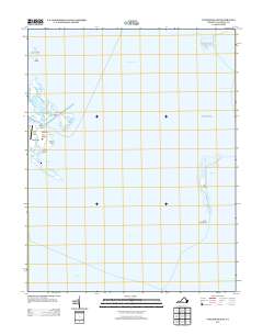 Tangier Island 2013 topographic map thumbnail