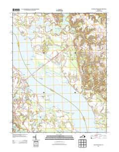 Tappahannock 2013 topographic map thumbnail
