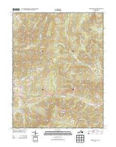 Thornton Gap 2013 topographic map thumbnail