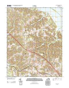Toano 2013 topographic map thumbnail
