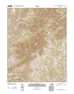Tobacco Row Mountain 2013 topographic map thumbnail
