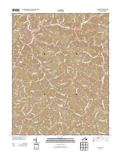 Vansant 2013 topographic map thumbnail