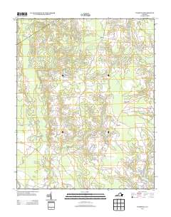 Vicksville 2013 topographic map thumbnail