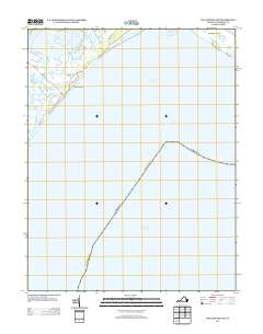 Wallops Island 2013 topographic map thumbnail