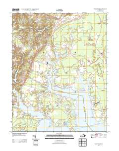 Ware Neck 2013 topographic map thumbnail