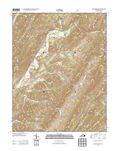 Warm Springs 2013 topographic map thumbnail