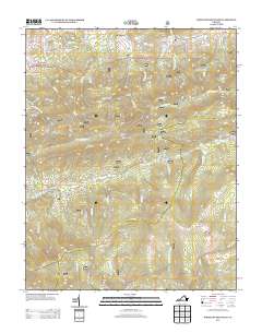 Whitetop Mountain 2013 topographic map thumbnail