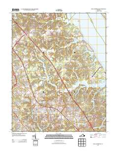 Williamsburg 2013 topographic map thumbnail