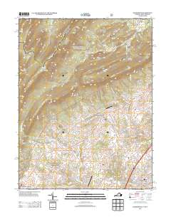 Woodstock 2013 topographic map thumbnail