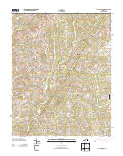 Wylliesburg 2013 topographic map thumbnail