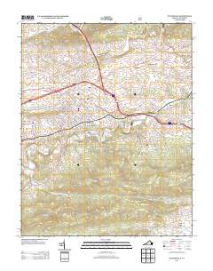 Wytheville 2013 topographic map thumbnail