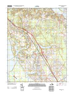Yorktown 2013 topographic map thumbnail