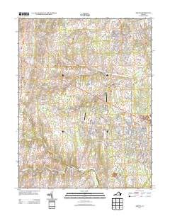 Arcola 2013 topographic map thumbnail