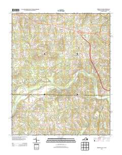 Brosville 2013 topographic map thumbnail