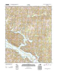Clarksville North 2013 topographic map thumbnail