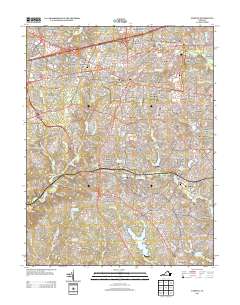 Fairfax 2013 topographic map thumbnail