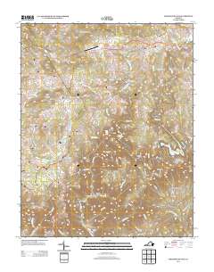 Meadows of Dan 2013 topographic map thumbnail