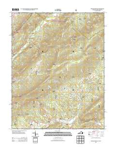 Potts Creek 2013 topographic map thumbnail