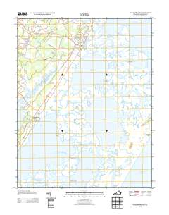 Wachapreague 2013 topographic map thumbnail