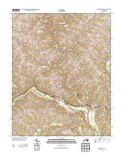 Brookneal 2013 topographic map thumbnail