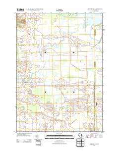 Auroraville 2013 topographic map thumbnail