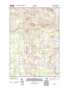 Bonduel 2013 topographic map thumbnail