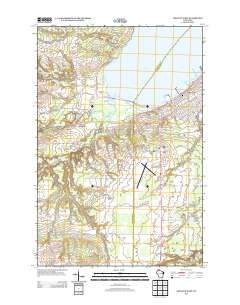 Ashland West 2013 topographic map thumbnail