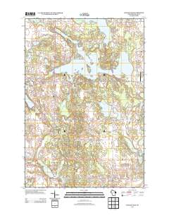 Balsam Lake 2013 topographic map thumbnail