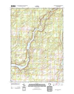 Big Falls Dam 2013 topographic map thumbnail