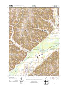 Boscobel 2013 topographic map thumbnail