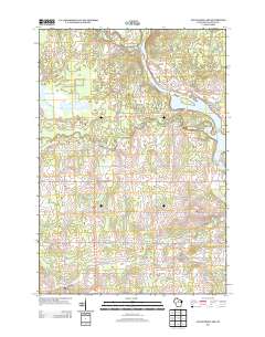 Alexander Lake 2013 topographic map thumbnail
