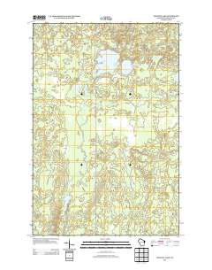 Amnicon Lake 2013 topographic map thumbnail