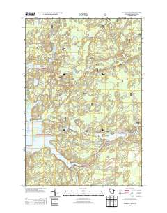 Barker Lake 2013 topographic map thumbnail