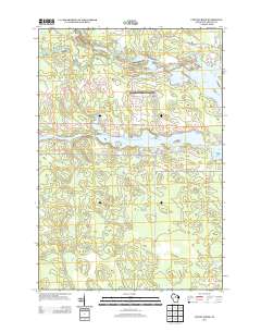 Coffee Creek 2013 topographic map thumbnail