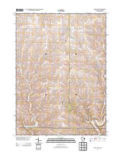 Cuba City 2013 topographic map thumbnail